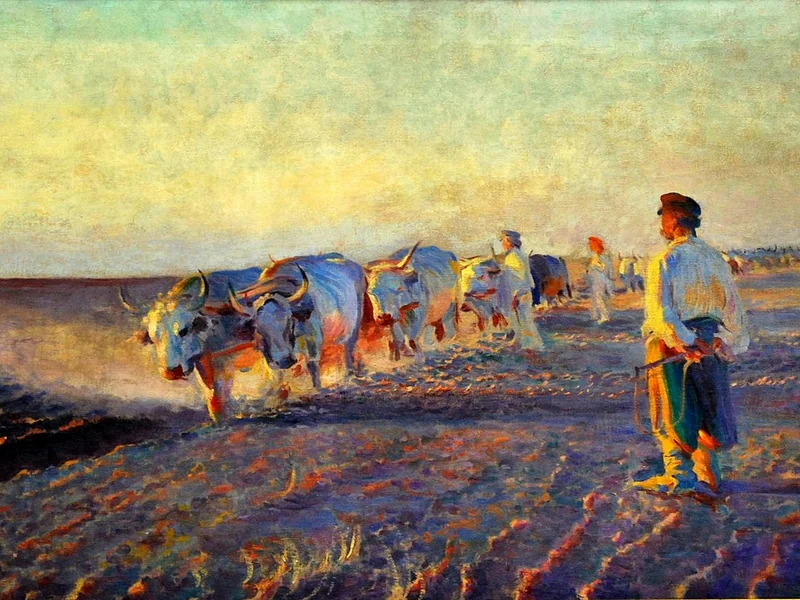 1852-Leon Jan Wyczółkowski - Lavorazione del terreno in Ucraina